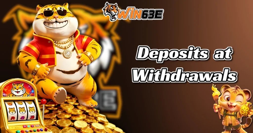 deposits at withdrawals